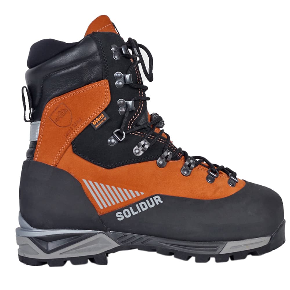 BOTTES DE PROTECTION SCIE À CHAÎNE LOGWOOD S3 DE SOLIDUR